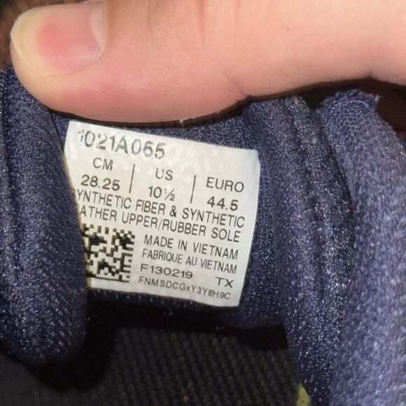 Asics HyperGel-Yu Peacoat Orange Blue Running Shoes Sneakers Men’s Size 10.5 - Picture 8 of 8